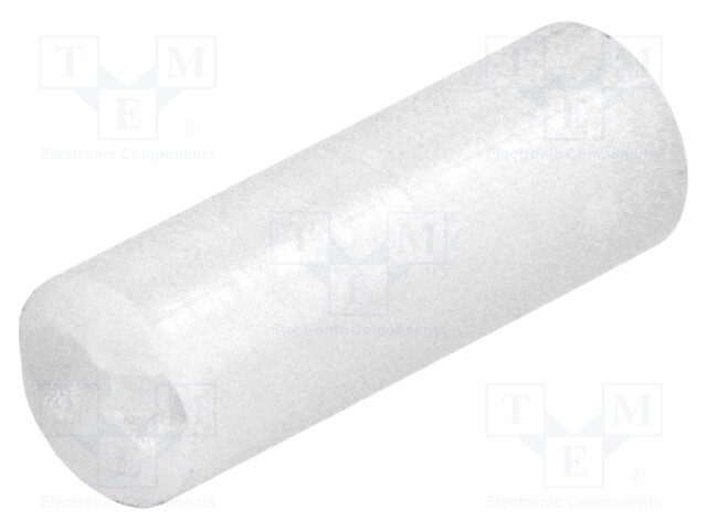 Spacer sleeve; LED; Øout: 5mm; ØLED: 5mm; L: 14mm; natural; UL94V-2