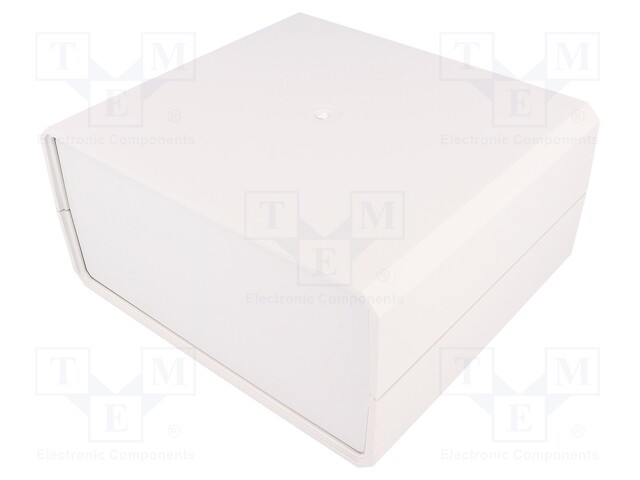 Enclosure: with panel; X: 180mm; Y: 160mm; Z: 85mm; ABS; grey