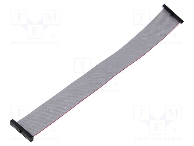 Ribbon cable with IDC connectors; Tape ph: 0.64mm; 203.2mm