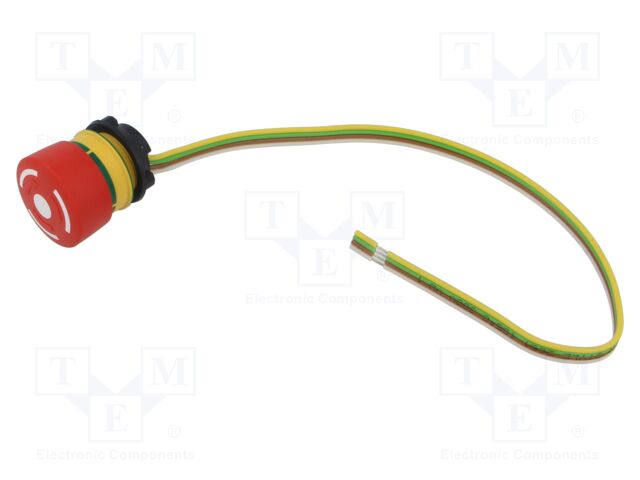 Switch: emergency stop; NC x2; 5A/250VAC; 5A/24VDC; 22mm; red; IP65