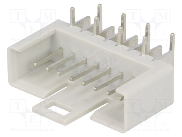 Socket; IDC; male; PIN: 8; angled 90°; THT; tinned; 2.54mm