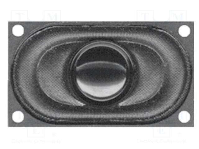 Loudspeaker; miniature; 1W; 8Ω; 25x14x5.2mm; 20kHz; fabric