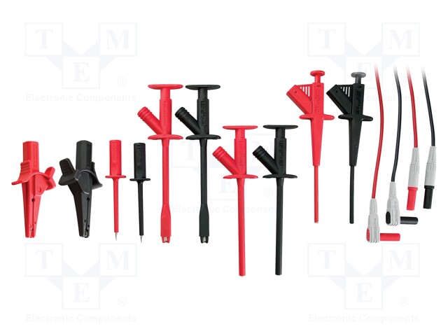 Test acces: kit; 1.6m; banana 4mm plug x2