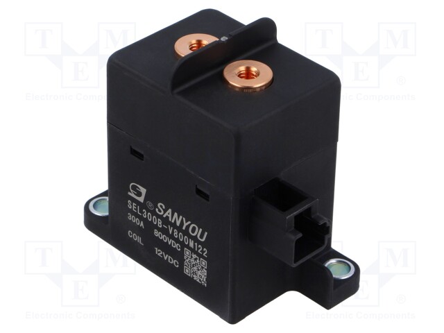Relay: electromagnetic; SPST-NO; Ucoil: 12VDC; 300A; panel