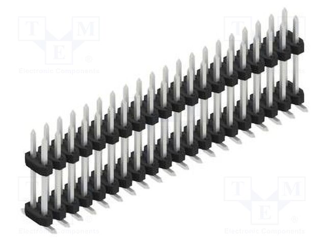 Connector: pin strips; pin header; male; PIN: 40; 2mm; SMT; 2x20