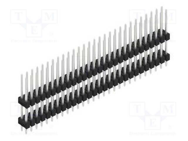 Connector: pin strips; pin header; male; PIN: 56; 2.54mm; THT; 2x28
