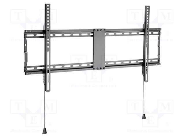 Holder; for wall mounting; 70kg; 43÷90"; black; permanent
