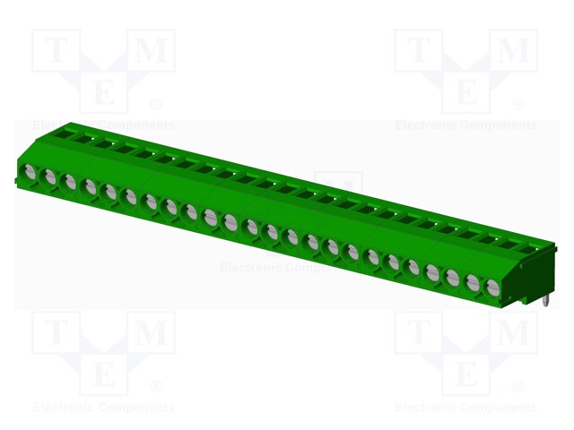 Connector: PCB terminal block; terminal; Plating: tinned; on PCBs