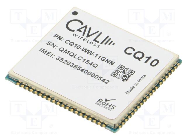 Module: LTE; Down: 10Mbps; Up: 5Mbps; LGA; SMD; 2G,GNSS,LTE CAT1