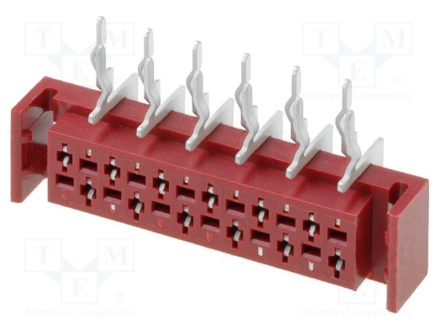 Socket; wire-board; female; PIN: 12; THT; on PCBs; 30V; 1A; -40÷105°C