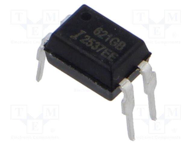 Optocoupler; THT; Ch: 1; OUT: transistor; CTR@If: 100-600%@5mA; DIP4