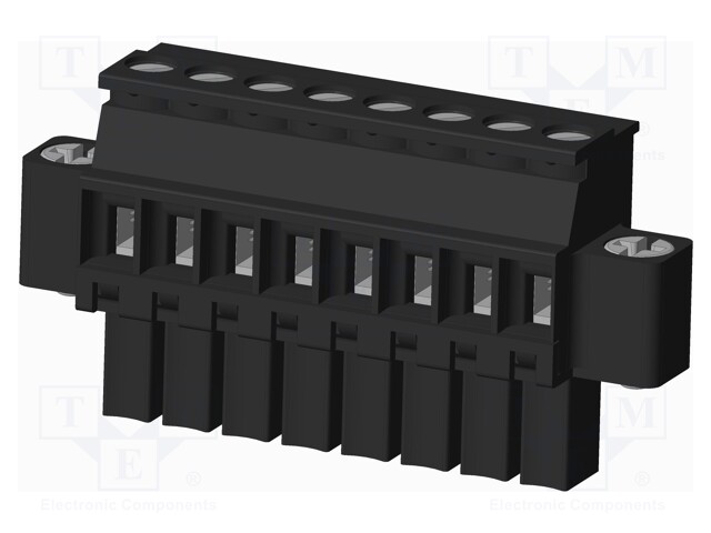 Connector: pluggable terminal block; plug; female; angled 90°