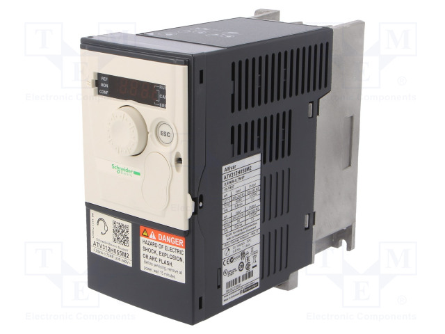 Inverter; Max motor power: 0.55kW; Usup: 220Ć·240VAC; 0Ć·500Hz; IN: 6