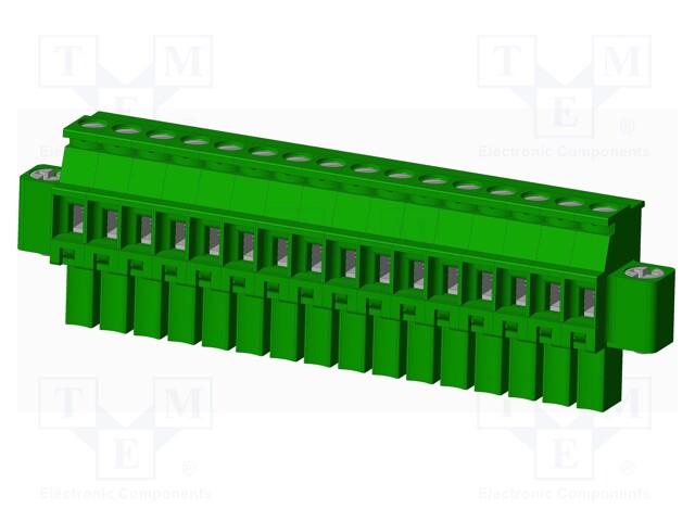 Connector: pluggable terminal block; plug; female; angled 90°