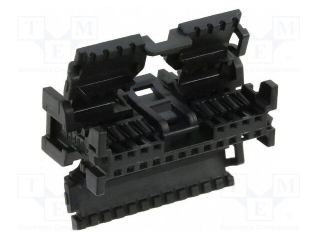 MINI50 CONN RCPT 20CKT NB BLK POL A