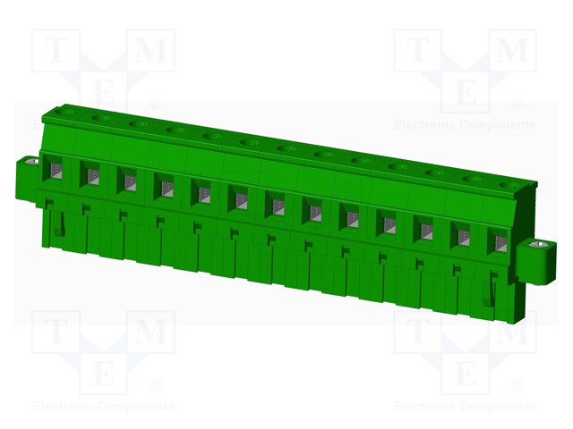 Connector: pluggable terminal block; plug; female; angled 90°