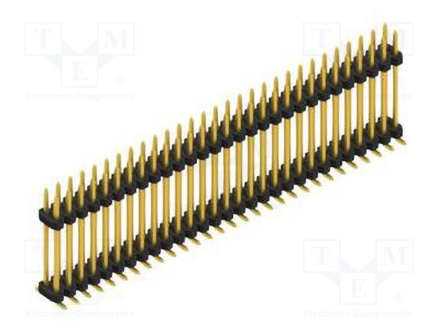 Connector: pin strips; pin header; male; PIN: 58; 2mm; SMT; 2x29