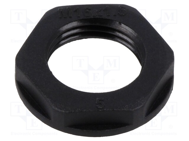 Nut; NPT1"; polyamide; 31mm; black; Thread: inch,NPT; Entrelec