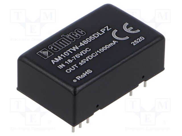 Converter: DC/DC; Protection: short circuit protection SCP