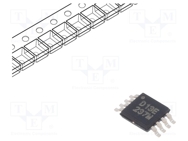 IC: D/A converter; 12bit; 30MHz; Ch: 1; 2.7÷5.5V; VSSOP8; -40÷105°C