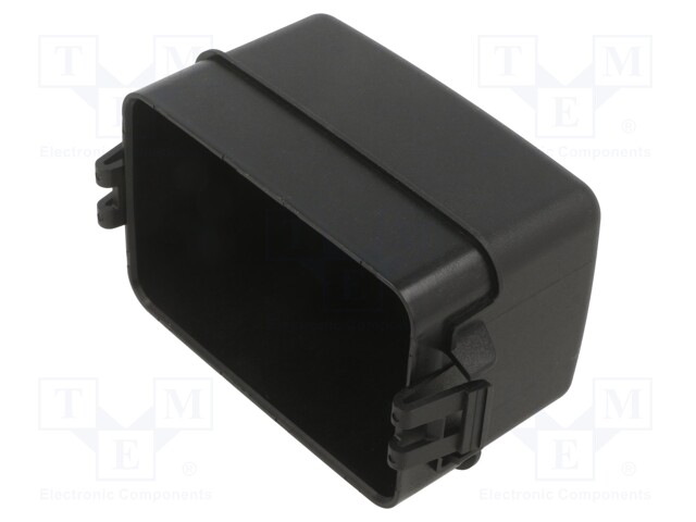 Fuse acces: cover; fuse: 11,9mm; Mat: polyamide; Colour: black