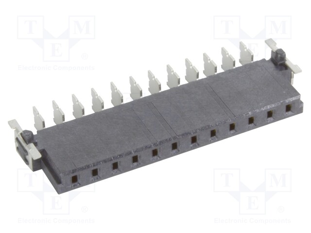Connector: PCB to PCB; female; PIN: 12; 2.54mm; -55÷125°C; 18A; SMT