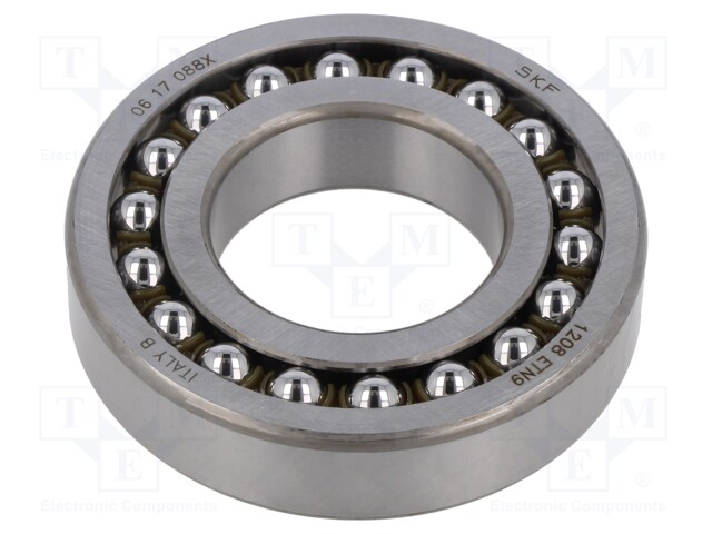 Bearing: double row ball; self-aligning; Øint: 40mm; Øout: 80mm