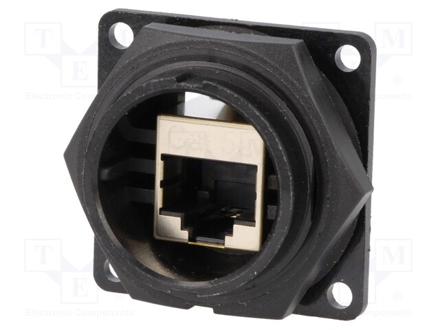 Coupler; RJ45; DC; PIN: 8; Cat: 5e; shielded; Layout: 8p8c; IP67,IP68
