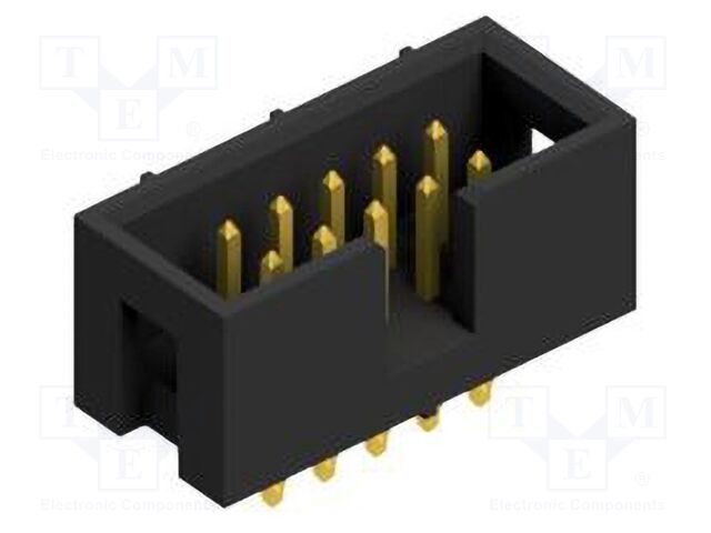 Connector: pin strips; pin header; male; PIN: 10; 2.54mm; THT; 2x5
