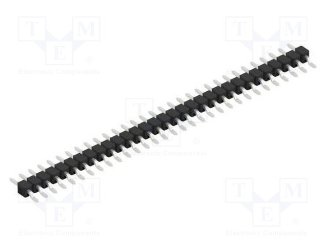 Connector: pin strips; pin header; male; PIN: 31; 2.54mm; SMT; 1x31