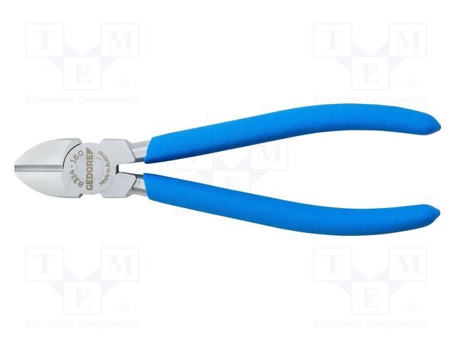 Pliers; side,cutting; induction hardened blades; 160mm