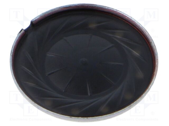 Loudspeaker; miniature; 300mW; 8Ω; Ø15x2.8mm; 20kHz; Ø: 15mm; PEI