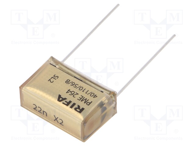 Capacitor: paper; X2; 22nF; 660VAC; 20.3mm; ±20%; THT; Series: PME264
