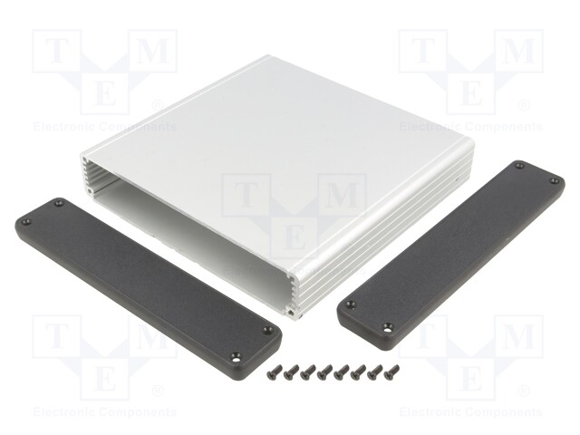 Enclosure: with panel; 1455; X: 165mm; Y: 160mm; Z: 30mm; aluminium