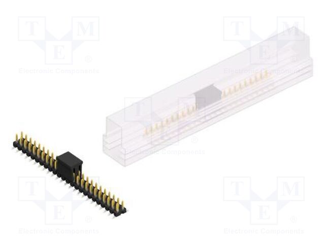 Connector: pin strips; pin header; male; PIN: 48; 2.54mm; SMT; 2x24
