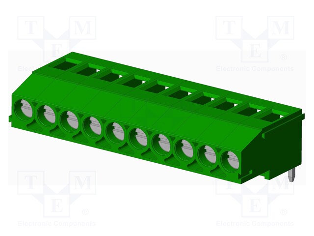 Connector: PCB terminal block; terminal; Plating: tinned; on PCBs