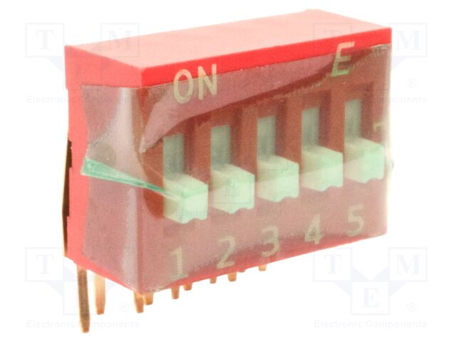 Switch: DIP-SWITCH; OFF-ON; 0.1A/50VDC; Pos: 2; -20÷85°C; THT; KAS