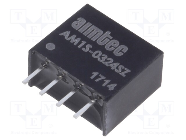 Converter: DC/DC; 1W; Uin: 2.97÷3.63V; 24VDC; Iout: 50mA; SIP4; 1.8g