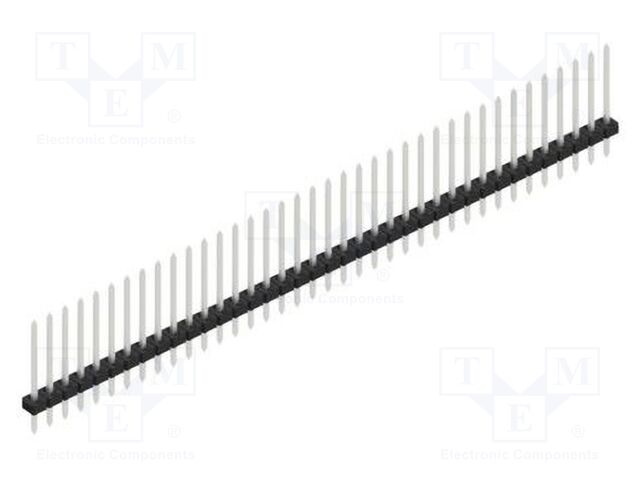 Connector: pin strips; pin header; male; PIN: 38; 2mm; THT; 1x38
