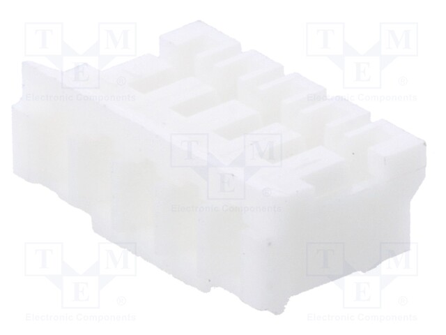 Plug; wire-board; female; NXG; 2mm; PIN: 5; w/o contacts; for cable