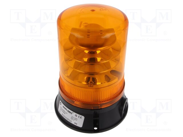 Signaller: lighting; rotating light; orange; 10÷30VDC