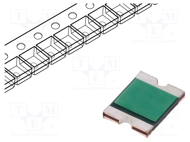 Fuse: PTC polymer; 350mA; Imax: 100A; Case: 1210; 0ZCH