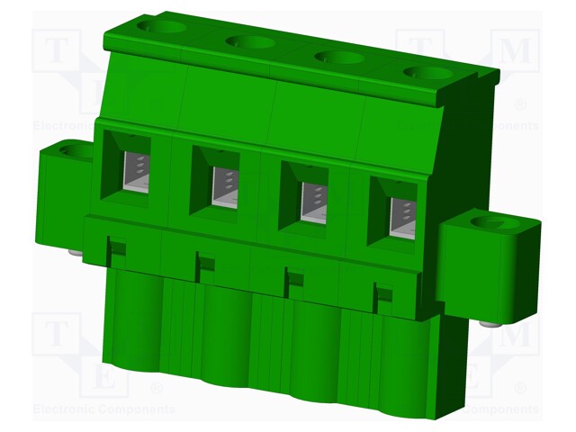 Connector: pluggable terminal block; plug; female; angled 90°