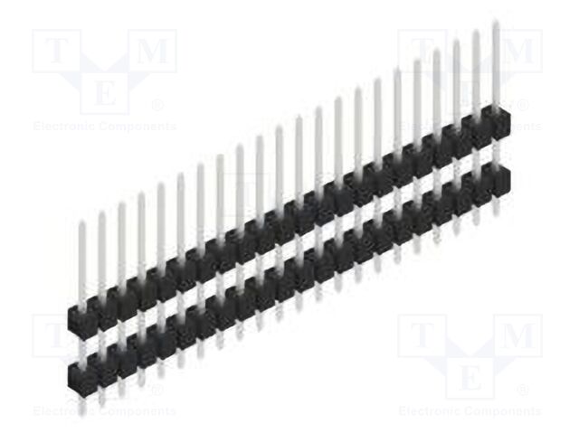 Connector: pin strips; pin header; male; PIN: 22; 2.54mm; THT; 1x22