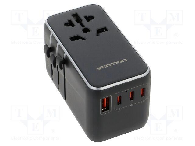 Power supply: switching; mains,universal,plug-in; 5÷20VDC; 120W