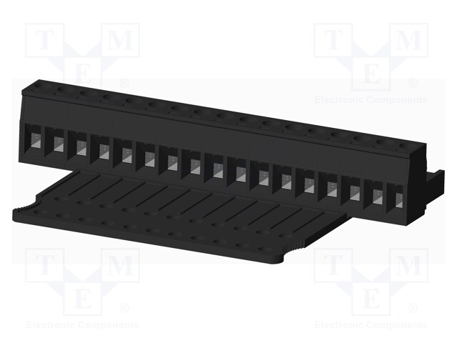 Connector: pluggable terminal block; plug; female; straight; 300V