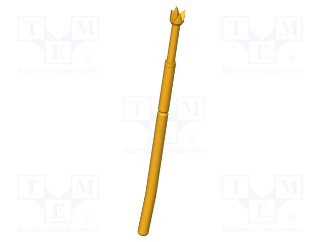 Needle-like test probe; Operational spring compression: 2.2mm