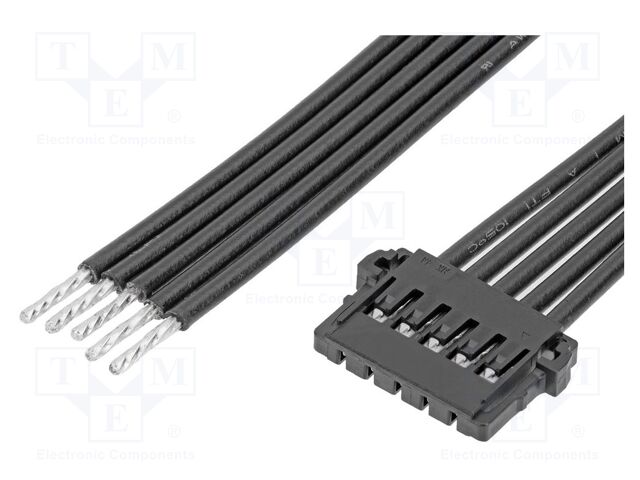 Connector: wire-board; PIN: 5; Plating: gold-plated; female; 2mm