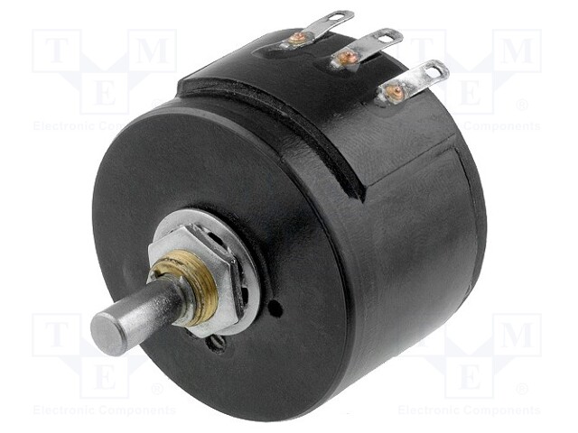 Potentiometer: shaft; single turn; 10kΩ; 4W; ±5%; 6mm; Shaft: smooth