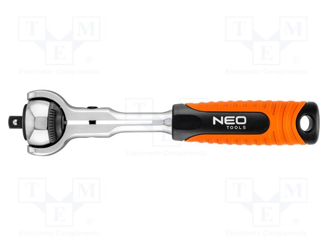 Rattle; 1/4"; pivoting; 360mm; Teeth: 72